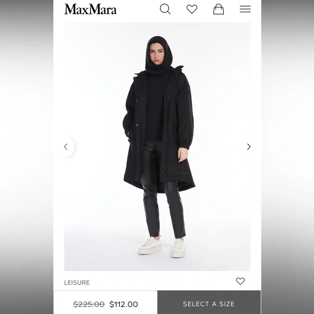 MaxMara Women’s Coated Jersey‎ Leggings - Picture 2 of 9